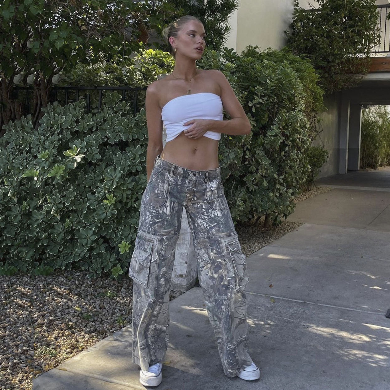 FENNA | Camo Cargo Pants