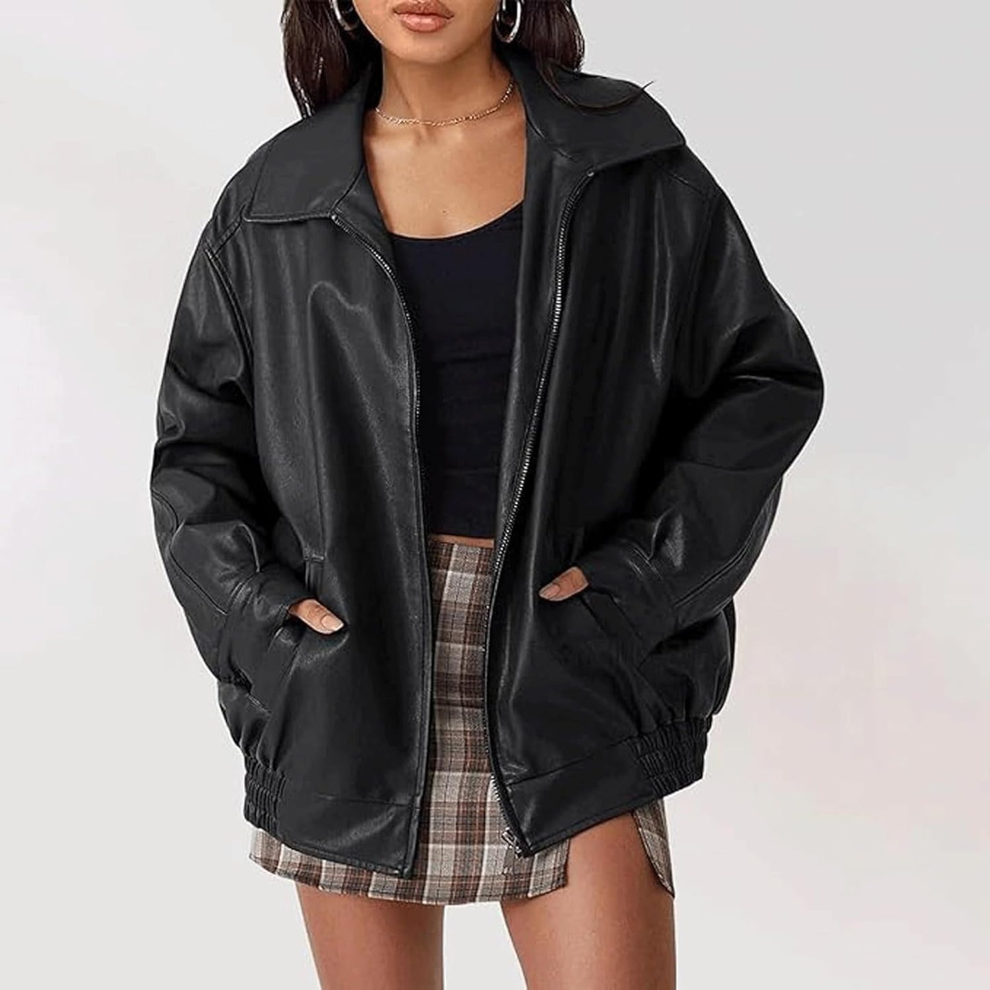 Oversized Leren Jas