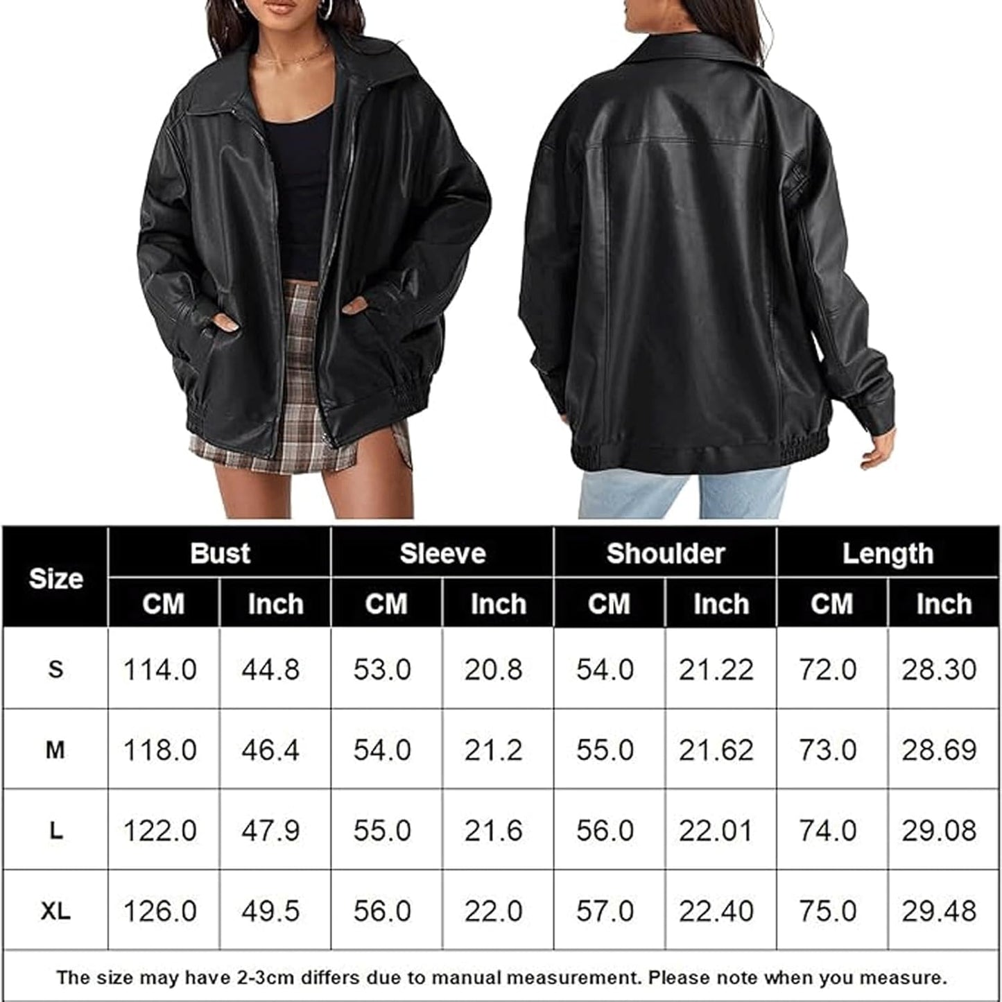 Oversized Leren Jas