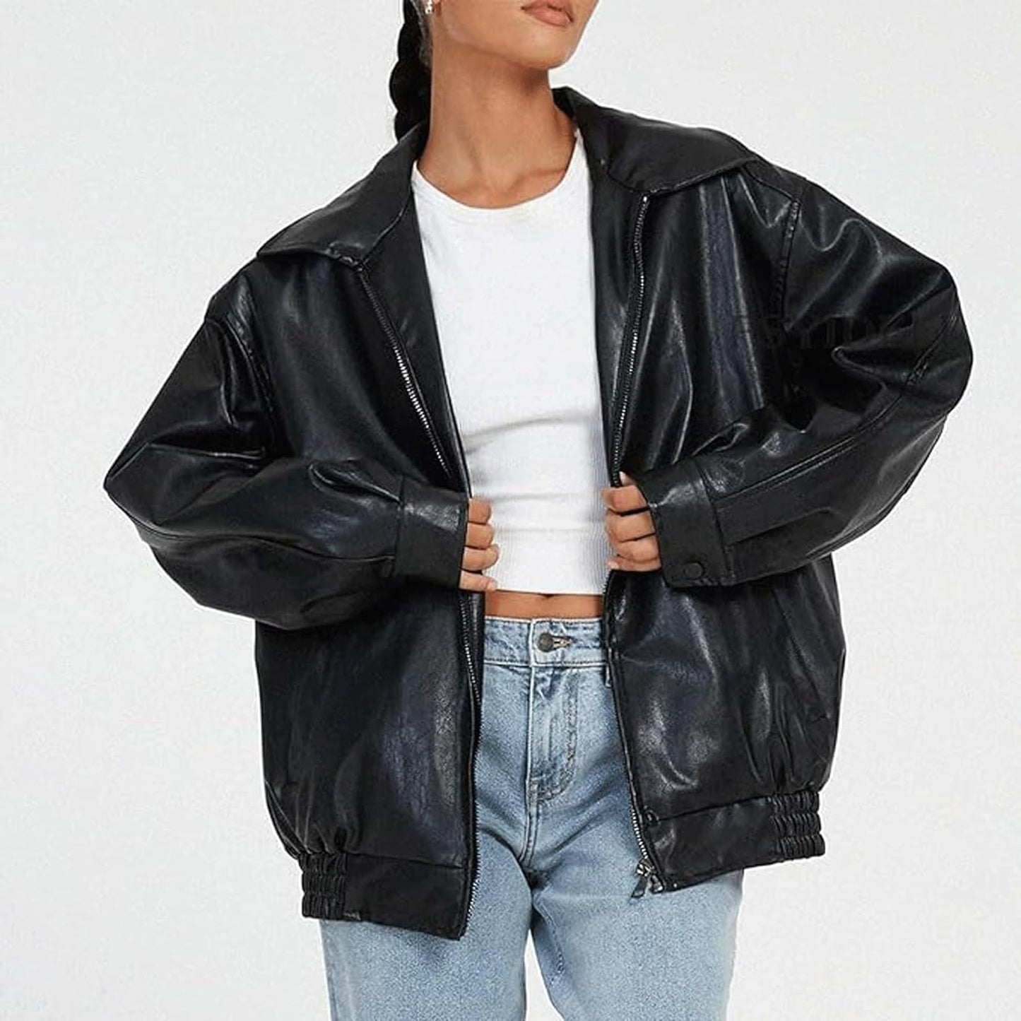 Oversized Leren Jas