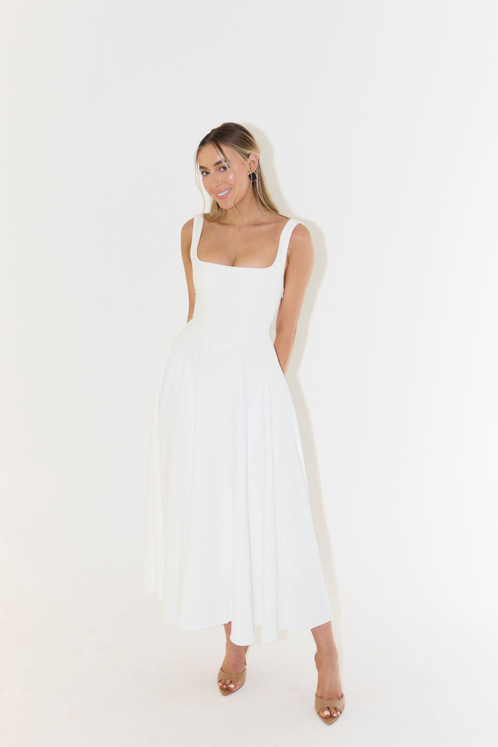 ELEGANZA FLARE | Midi Jurk
