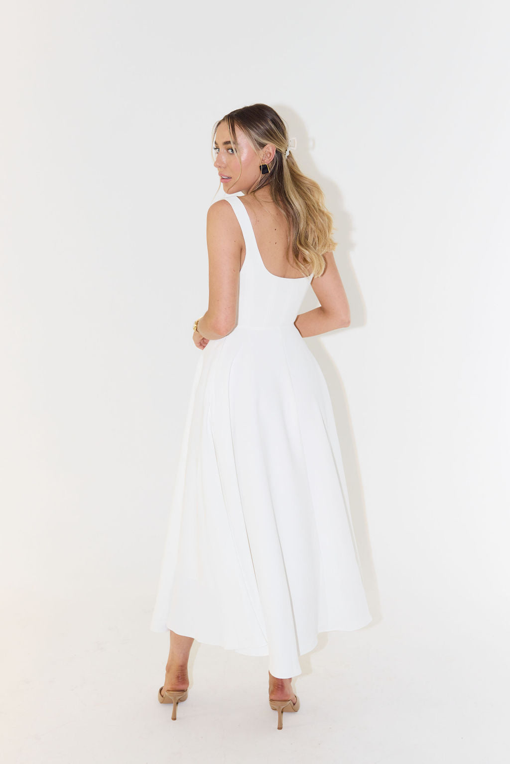 ELEGANZA FLARE | Midi Jurk