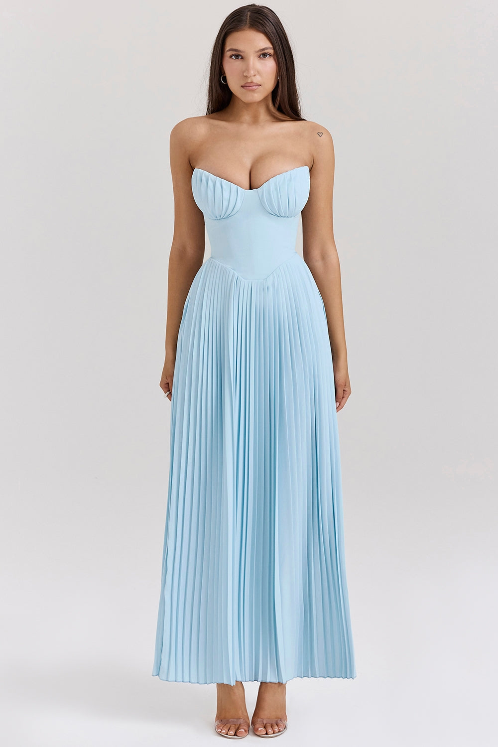 BLUE CORSET | Maxi Dress