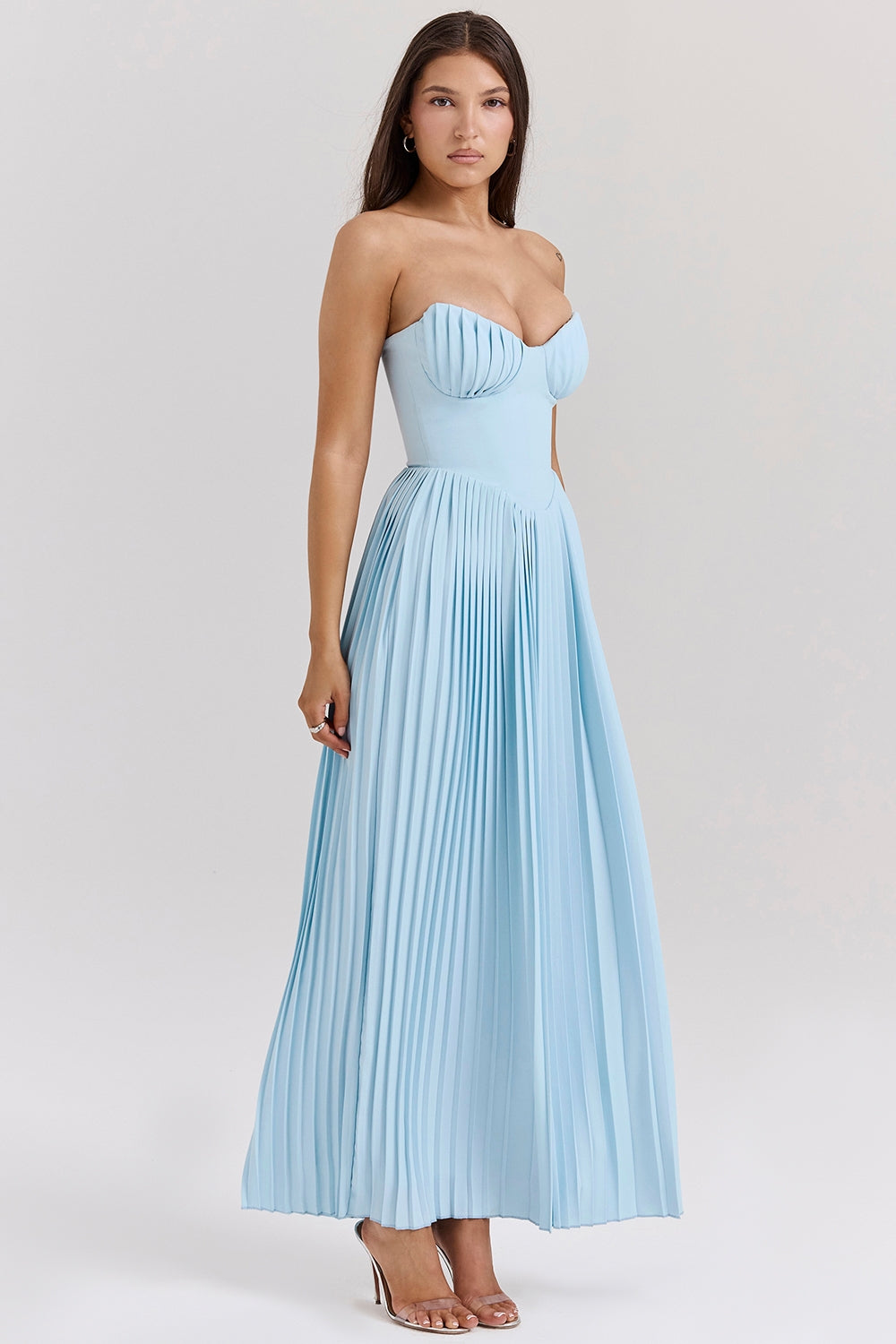 BLUE CORSET | Maxi Dress