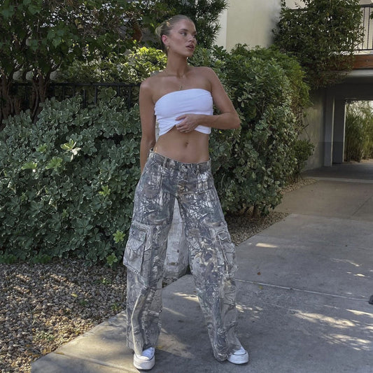 FENNA | Camo Cargo Pants