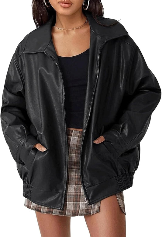 Oversized Leren Jas