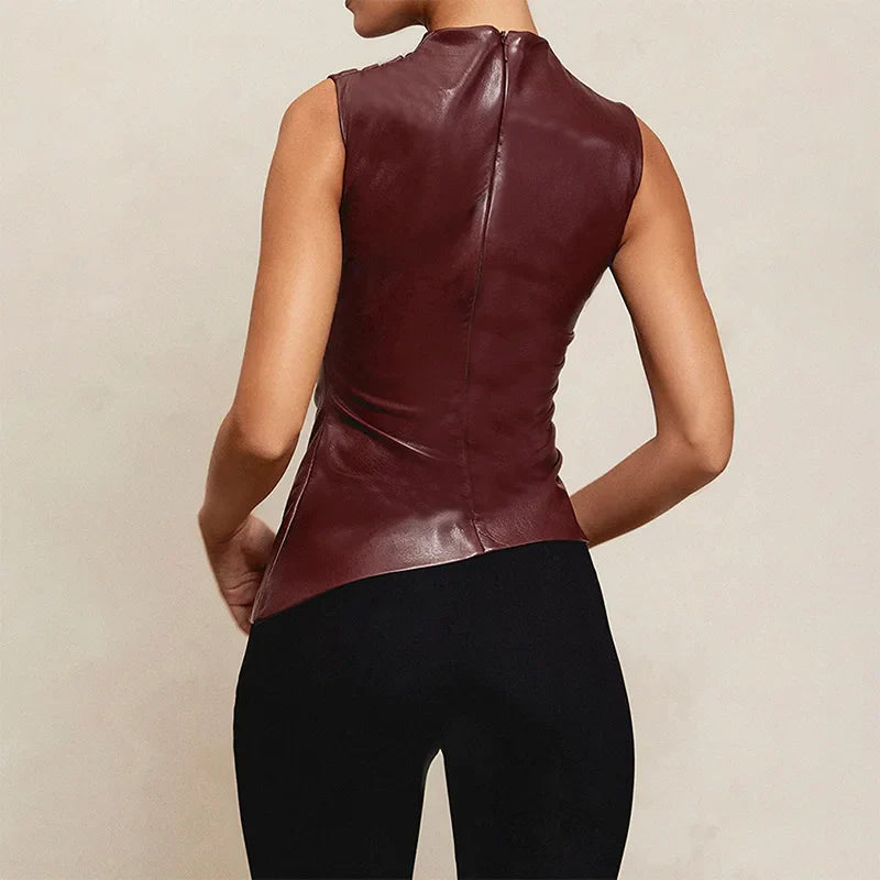 DONNA | Leather Top