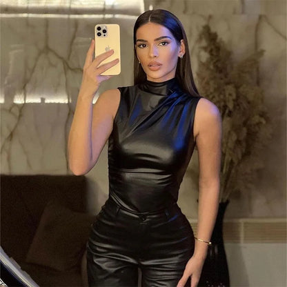 DONNA | Leather Top