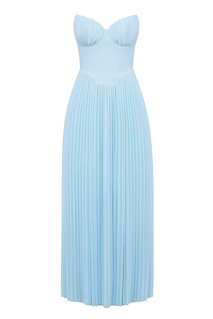 BLUE CORSET | Maxi Dress